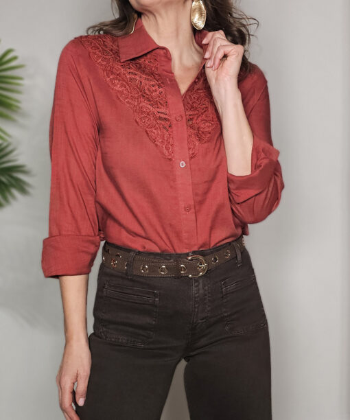 Camisa calada Textura - Imagen 3