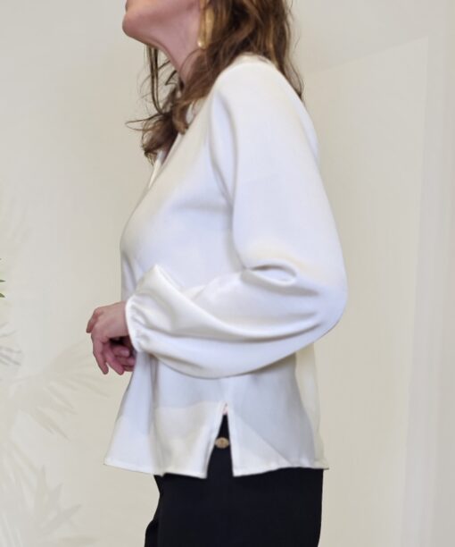 Blusa Raso pico crudo - Imagen 3