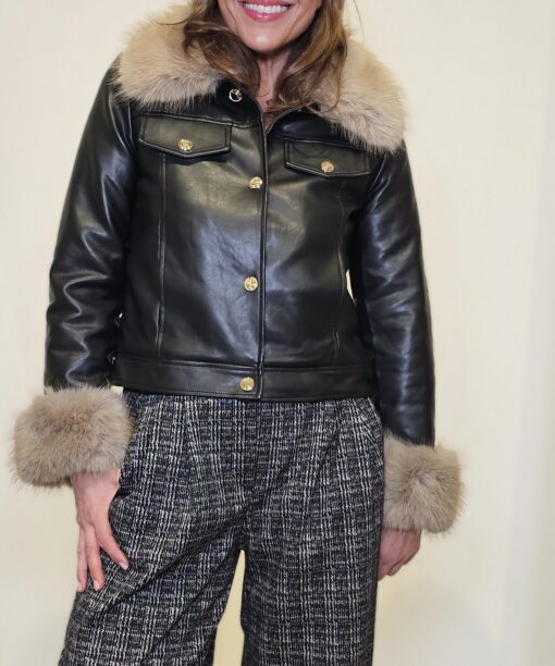 Alternative view of Chaqueta polipiel Roma