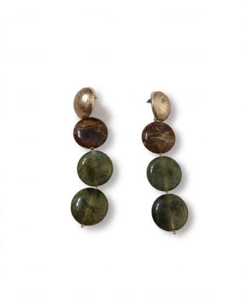 Pendientes Due verde