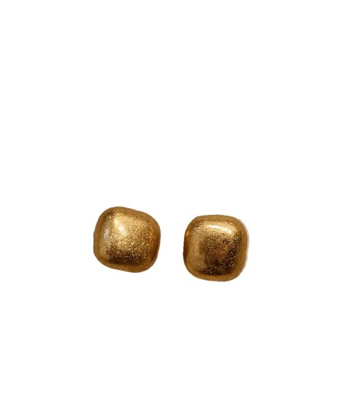 Pendientes dorados New Age.